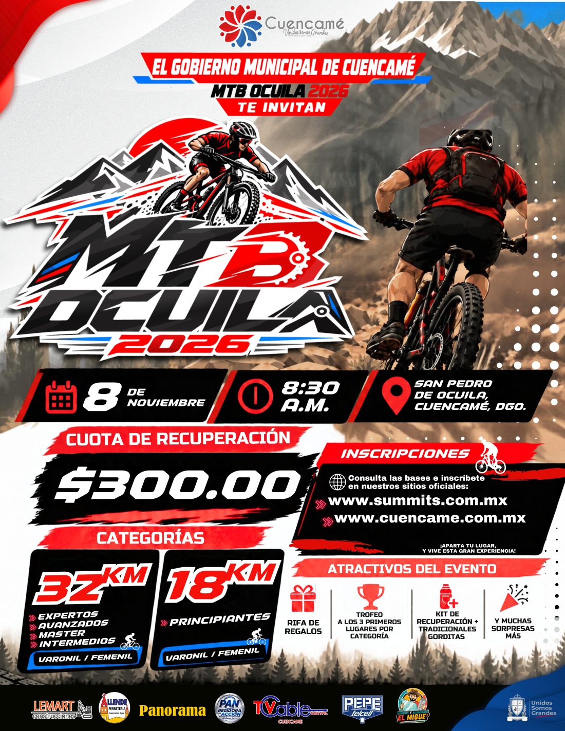 Flyer MTB Ocuila 2026