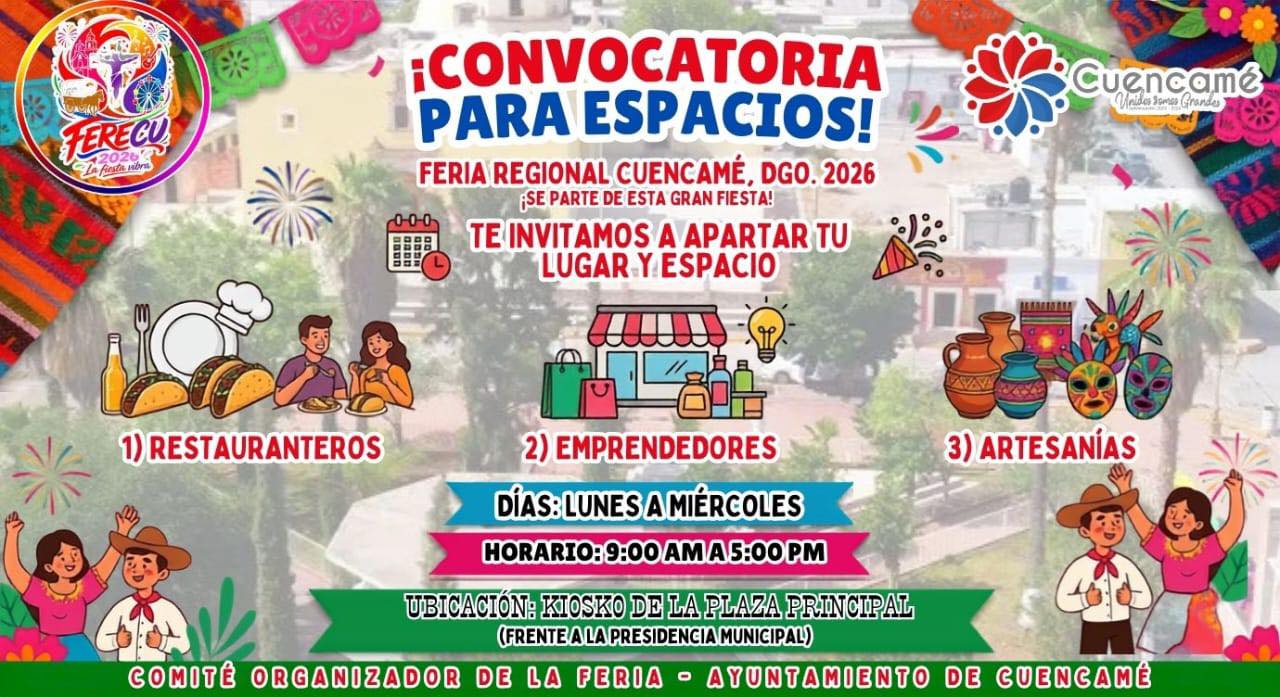 ¡Forma parte de la #FERECU #2O26! 💥🎉 •Una excelente oportunidad para dar a conocer tus pro...