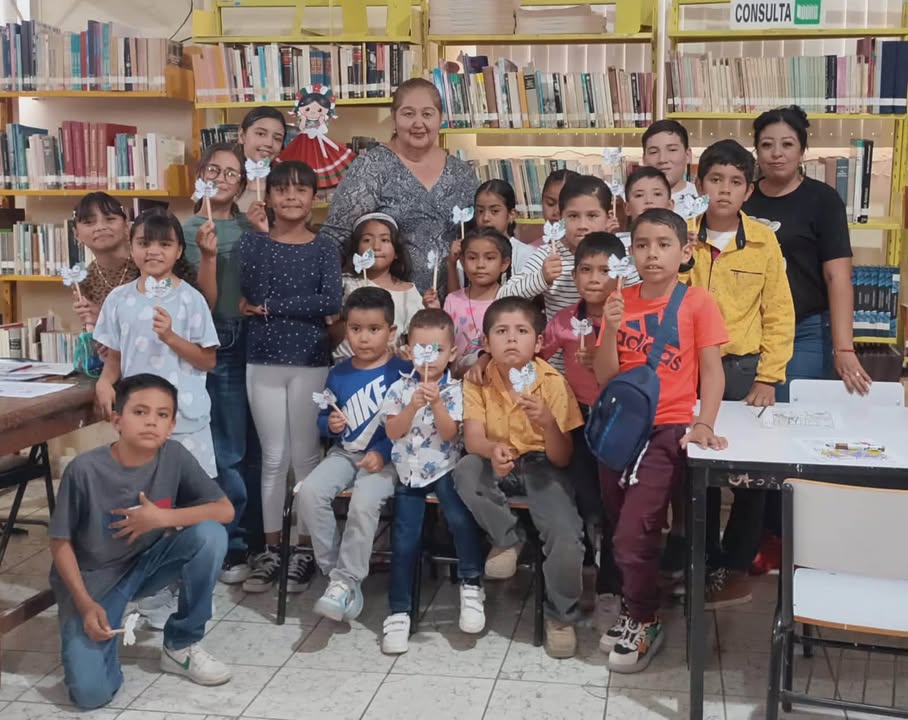 📚✨ 𝐀𝐂𝐓𝐈𝐕𝐈𝐃𝐀𝐃𝐄𝐒 𝐃𝐄 𝐋𝐀 𝐒𝐄𝐌𝐀𝐍𝐀 𝐄𝐍 𝐋𝐀 𝐁𝐈𝐁𝐋𝐈𝐎𝐓𝐄𝐂𝐀 𝐀́𝐍𝐆𝐄𝐋 𝐙𝐀́𝐑𝐑𝐀𝐆𝐀 Esta semana, niñas y niños pa...