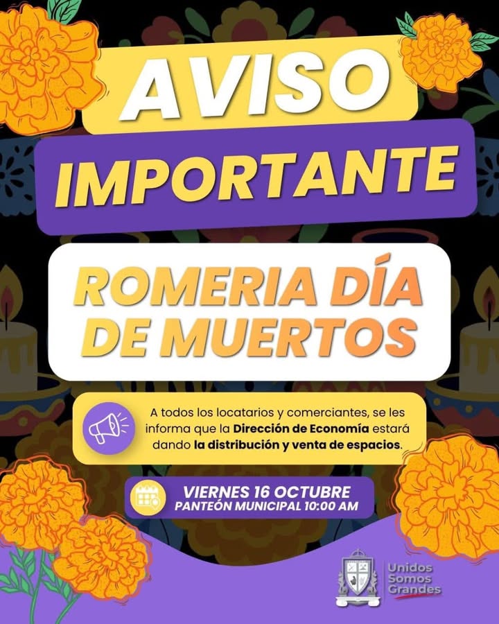 ⬇️Dirección de Economía Informa⬇️ ¡ Acude y asegura tu espacio! ✨ 📍Mas información al 📲67...