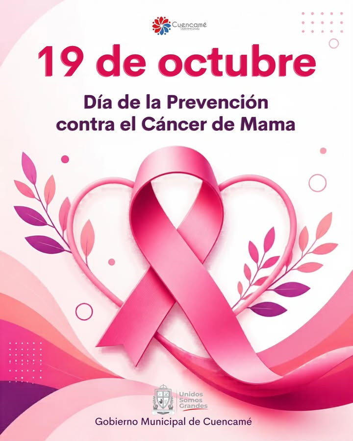 🎀MES ROSA🎀 🌸 19 de Octubre | Día Mundial de la Lucha contra el Cáncer de Mama 💗 La detec...