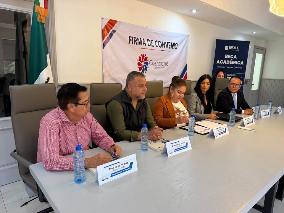 ⭕️El 𝐇. 𝐀𝐲𝐮𝐧𝐭𝐚𝐦𝐢𝐞𝐧𝐭𝐨 𝐝𝐞 𝐂𝐮𝐞𝐧𝐜𝐚𝐦é formalizó un 𝐜𝐨𝐧𝐯𝐞𝐧𝐢𝐨 𝐝𝐞 𝐜𝐨𝐥𝐚𝐛𝐨𝐫𝐚𝐜𝐢ó𝐧 𝐜𝐨𝐧 𝐥𝐚 𝐔𝐧𝐢𝐯𝐞𝐫𝐬𝐢𝐝𝐚𝐝 𝐈...